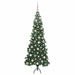 Pom de Crăciun Artificial pentru Colț Verde 180 cm PVC și Metal - WALTI WALTI
