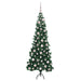 Pom de Crăciun Artificial pentru Colț Verde 180 cm PVC și Metal - WALTI WALTI