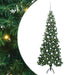 Pom de Crăciun Artificial pentru Colț Verde 180 cm PVC și Metal - WALTI WALTI