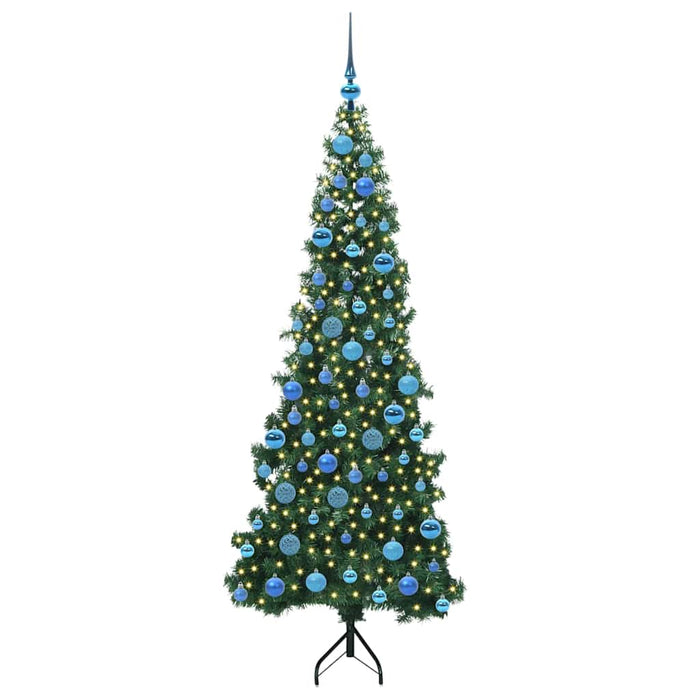 Pom de Crăciun Artificial pentru Colț Verde 180 cm PVC și Metal - WALTI WALTI