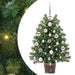 Brad de Crăciun artificial cu 150 LED Verde 75 cm PE și PVC - WALTI WALTI