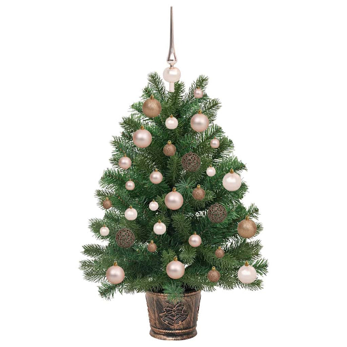 Brad de Crăciun artificial cu 150 LED Verde 95 cm PE și PVC WALTI