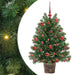 Brad de Crăciun artificial cu 150 LED Verde 95 cm PE și PVC - WALTI WALTI