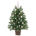 Brad de Crăciun artificial cu 150 LED Verde 95 cm PE și PVC - WALTI WALTI
