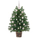 Brad de Crăciun artificial cu 150 LED Verde 95 cm PE și PVC - WALTI WALTI