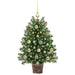 Brad de Crăciun artificial cu 150 LED Verde 95 cm PE și PVC - WALTI WALTI