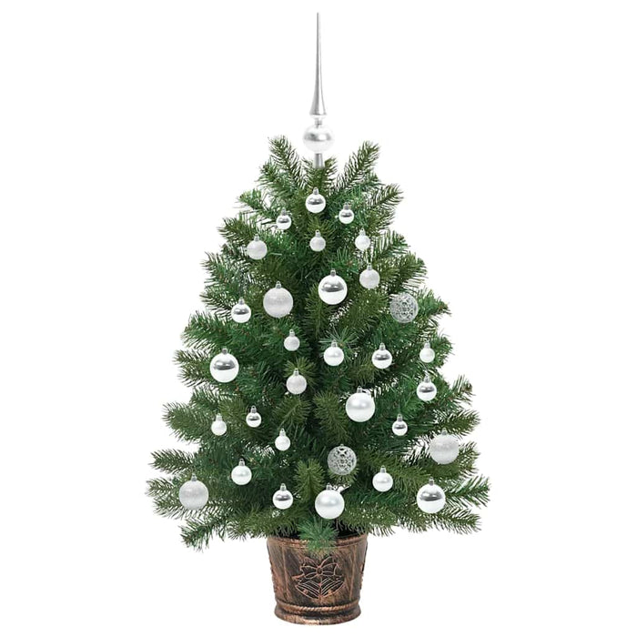 Brad de Crăciun artificial cu 150 LED Verde 95 cm PE și PVC WALTI