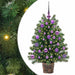 Brad de Crăciun artificial cu 150 LED Verde 95 cm PE și PVC - WALTI WALTI