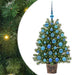 Brad de Crăciun artificial cu 150 LED Verde 95 cm PE și PVC - WALTI WALTI