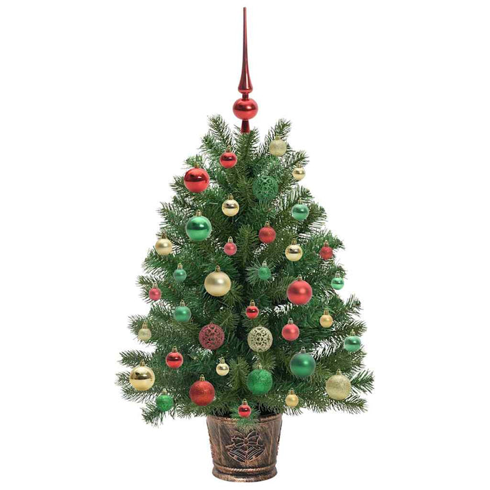 Brad de Crăciun artificial cu 150 LED Verde 95 cm PE și PVC WALTI