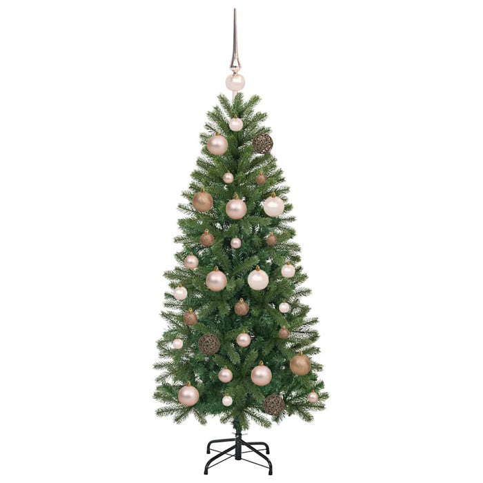Brad de Crăciun artificial cu 150 LED Verde 120 cm PE și PVC - WALTI WALTI