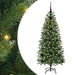 Brad de Crăciun artificial cu 150 LED Verde 120 cm PE și PVC - WALTI WALTI