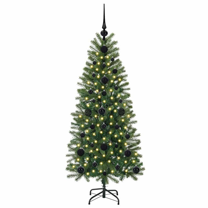 Brad de Crăciun artificial cu 150 LED Verde 120 cm PE și PVC - WALTI WALTI