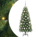 Brad de Crăciun artificial cu 150 LED Verde 120 cm PE și PVC - WALTI WALTI