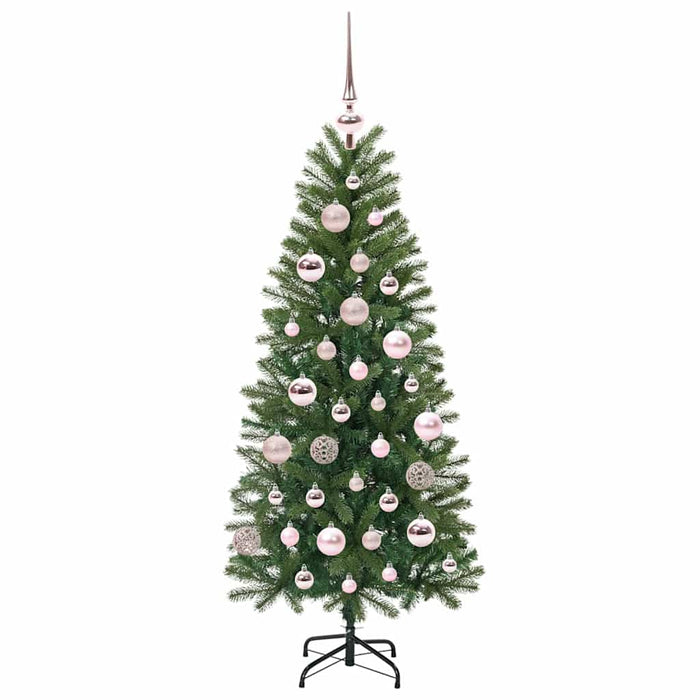 Brad de Crăciun artificial cu 150 LED Verde 120 cm PE și PVC - WALTI WALTI