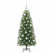 Brad de Crăciun artificial cu 150 LED Verde 120 cm PE și PVC - WALTI WALTI