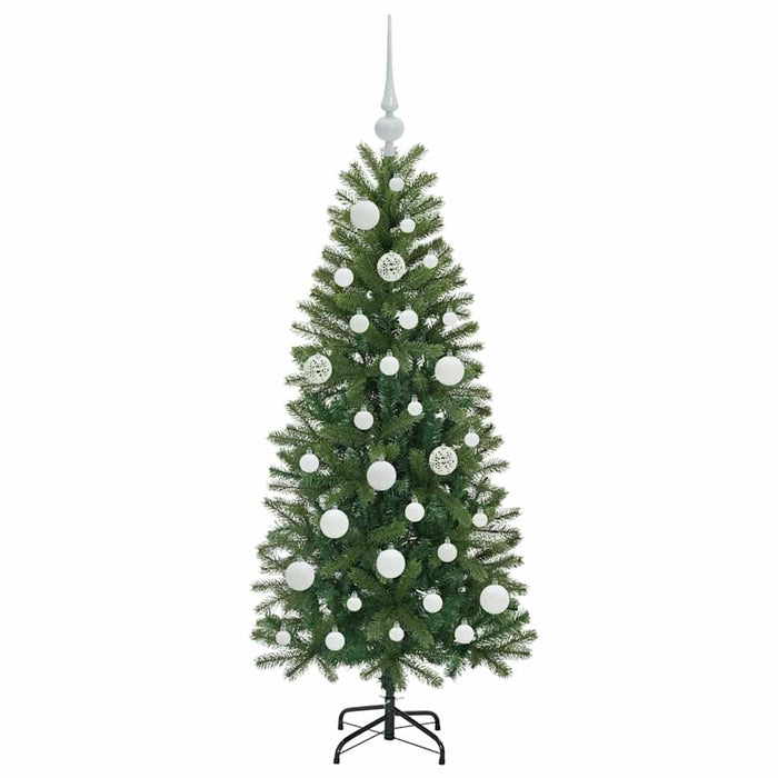 Brad de Crăciun artificial cu 150 LED Verde 120 cm PE și PVC - WALTI WALTI