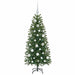 Brad de Crăciun artificial cu 150 LED Verde 120 cm PE și PVC - WALTI WALTI