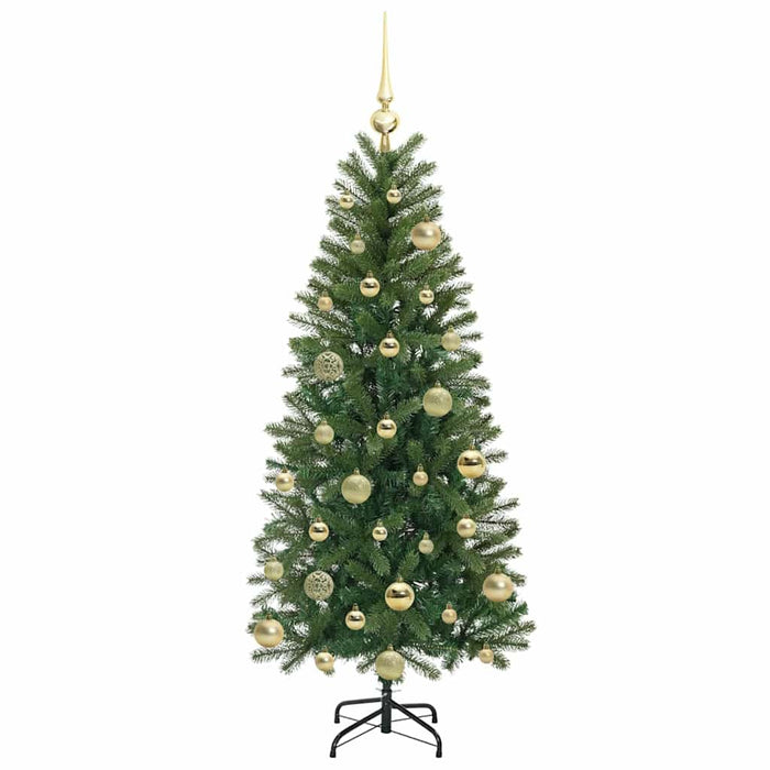 Brad de Crăciun artificial cu 150 LED Verde 120 cm PE și PVC - WALTI WALTI