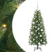 Brad de Crăciun artificial cu 150 LED Verde 120 cm PE și PVC - WALTI WALTI