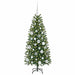 Brad de Crăciun artificial cu 150 LED Verde 120 cm PE și PVC - WALTI WALTI