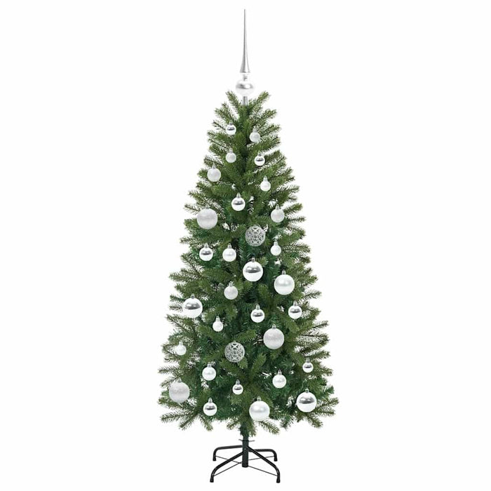 Brad de Crăciun artificial cu 150 LED Verde 120 cm PE și PVC - WALTI WALTI