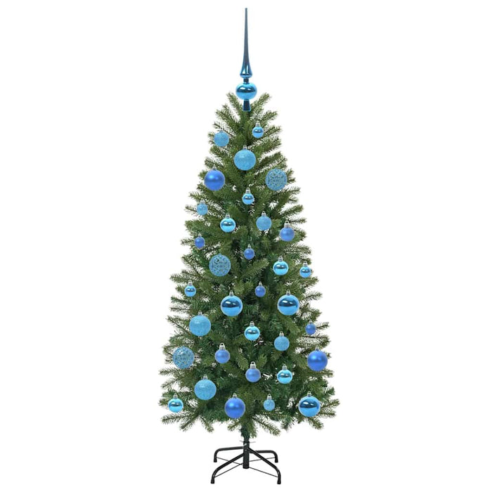 Brad de Crăciun artificial cu 150 LED Verde 120 cm PE și PVC - WALTI WALTI