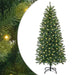 Brad de Crăciun artificial cu 150 LED Verde 150 cm PE și PVC - WALTI WALTI