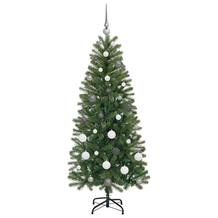 Brad de Crăciun artificial cu 150 LED Verde 150 cm PE și PVC - WALTI WALTI