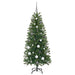 Brad de Crăciun artificial cu 150 LED Verde 150 cm PE și PVC - WALTI WALTI