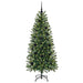 Brad de Crăciun artificial cu 150 LED Verde 150 cm PE și PVC - WALTI WALTI
