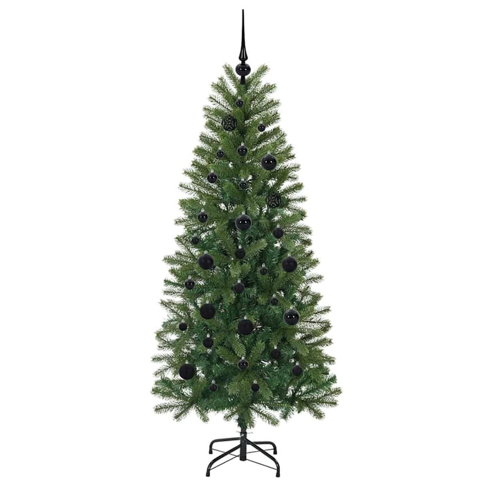 Brad de Crăciun artificial cu 150 LED Verde 150 cm PE și PVC - WALTI WALTI