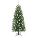Brad de Crăciun artificial cu 150 LED Verde 150 cm PE și PVC - WALTI WALTI