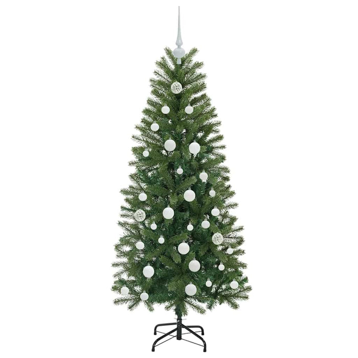 Brad de Crăciun artificial cu 150 LED Verde 150 cm PE și PVC - WALTI WALTI