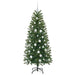 Brad de Crăciun artificial cu 150 LED Verde 150 cm PE și PVC - WALTI WALTI