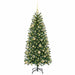 Brad de Crăciun artificial cu 150 LED Verde 150 cm PE și PVC - WALTI WALTI