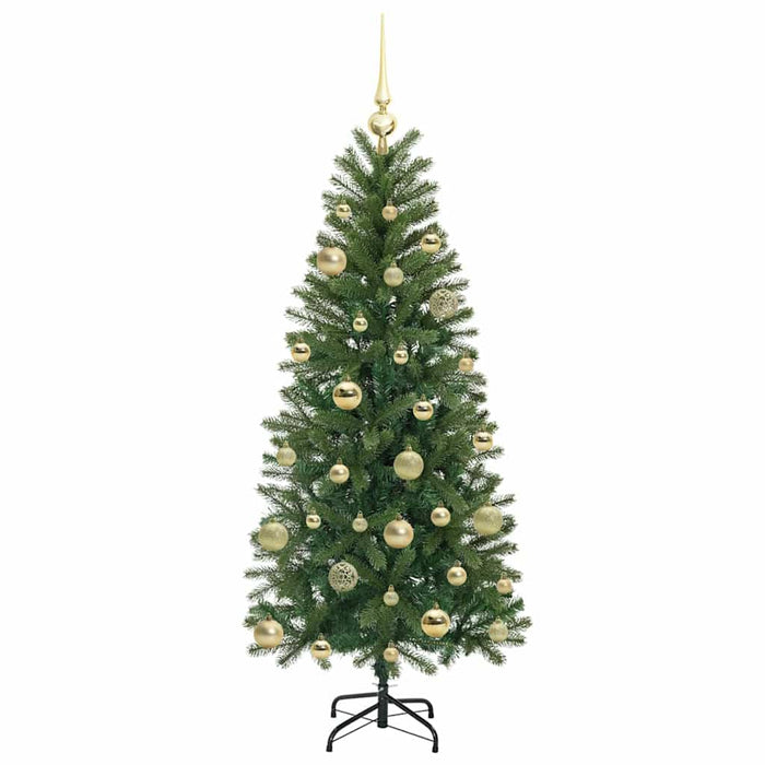Brad de Crăciun artificial cu 150 LED Verde 150 cm PE și PVC - WALTI WALTI