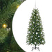 Brad de Crăciun artificial cu 150 LED Verde 150 cm PE și PVC - WALTI WALTI