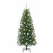 Brad de Crăciun artificial cu 150 LED Verde 150 cm PE și PVC - WALTI WALTI