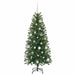 Brad de Crăciun artificial cu 150 LED Verde 150 cm PE și PVC - WALTI WALTI
