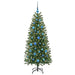 Brad de Crăciun artificial cu 150 LED Verde 150 cm PE și PVC - WALTI WALTI