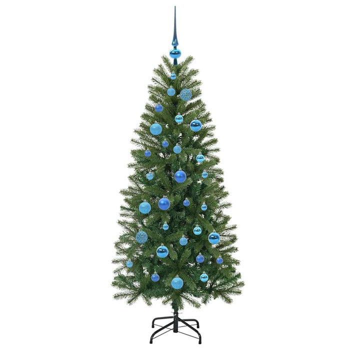 Brad de Crăciun artificial cu 150 LED Verde 150 cm PE și PVC - WALTI WALTI