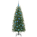 Brad de Crăciun artificial cu 150 LED Verde 150 cm PE și PVC - WALTI WALTI