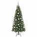 Brad de Crăciun artificial cu 300 LED Verde 180 cm PE și PVC - WALTI WALTI