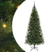 Brad de Crăciun artificial cu 300 LED Verde 180 cm PE și PVC - WALTI WALTI