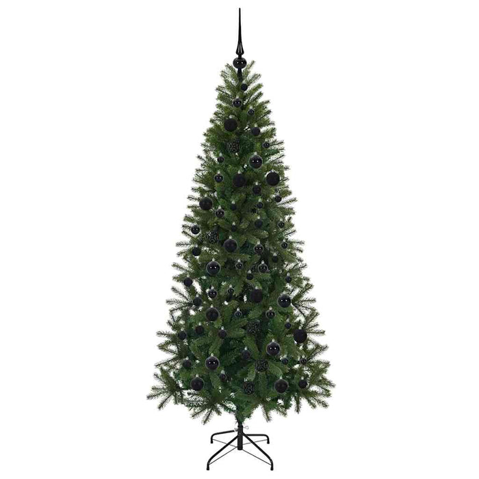 Brad de Crăciun artificial cu 300 LED Verde 180 cm PE și PVC - WALTI WALTI