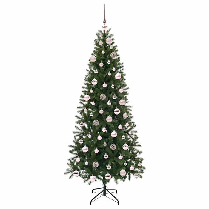 Brad de Crăciun artificial cu 300 LED Verde 180 cm PE și PVC - WALTI WALTI