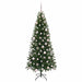 Brad de Crăciun artificial cu 300 LED Verde 180 cm PE și PVC - WALTI WALTI