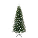 Brad de Crăciun artificial cu 300 LED Verde 180 cm PE și PVC - WALTI WALTI