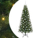 Brad de Crăciun artificial cu 300 LED Verde 180 cm PE și PVC - WALTI WALTI